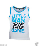 Antshrike Boys Printed Round Neck Cotton Sleeveless T-Shirt 