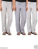 Antshrike Pack of 3 Cotton Woven Women Pyjama Nightwear Pant