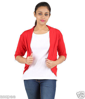 Orange and Orchid Red Womens Shrugs