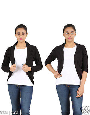 Orange and Orchid Womens Shrugs Pack of 2