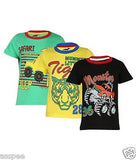 Antshrike Boys Printed Round Neck Cotton Half Sleeve T-Shirt Pack of 3