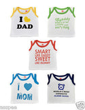 Orange and Orchid Sleeve Less Baby Boy T-shirt - Pack of 5