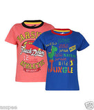 Antshrike Boys Printed Round Neck Cotton Half Sleeve T-Shirt Pack of 2