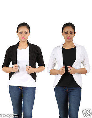 Orange and Orchid Womens Shrugs Pack of 2