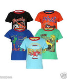 Antshrike Boys Printed Round Neck Cotton Half Sleeve T-Shirt Pack of 5