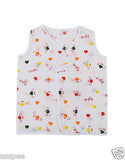 Orange and Orchid Printed Front Knot Baby Jhabla Pack of 8