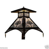 Luke and Lilly Bamboo Carved Classic Design Handcraft Stand Lamp
